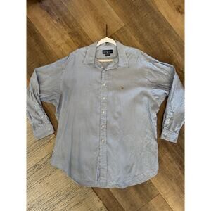 Polo Ralph Lauren Yarmouth 100% Cotton Button Down Shirt Long Sleeve 2XL (18-35)